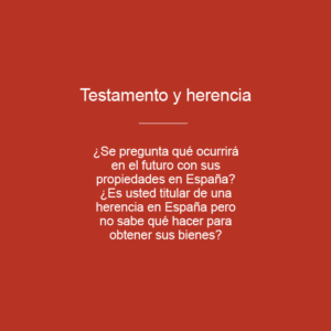 Testamento y herencia