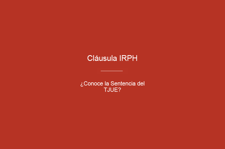 Cláusula IRPH