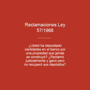 Reclamaciones Ley 57/1968