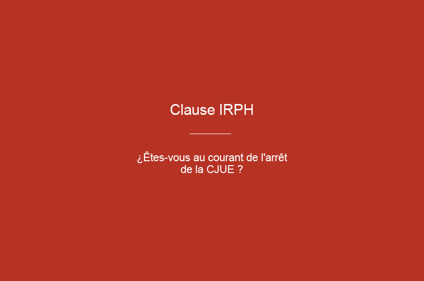 clause IRPH