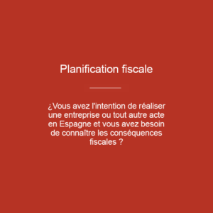 Planification fiscale
